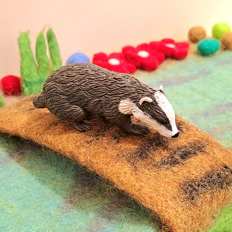 Eurasian Badger Figurine by CollectA Small European Wild Life Collection Animal Figurines 3yrs+
