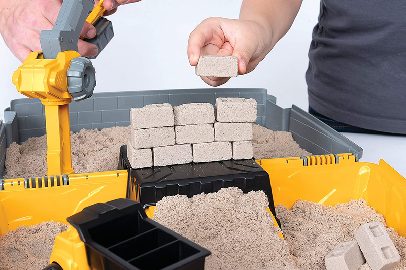 Kinetic Sand Construction Folding Sandbox Sensory Toys Best Seller Most Loved in Store Gifting Idea for 3yrs+