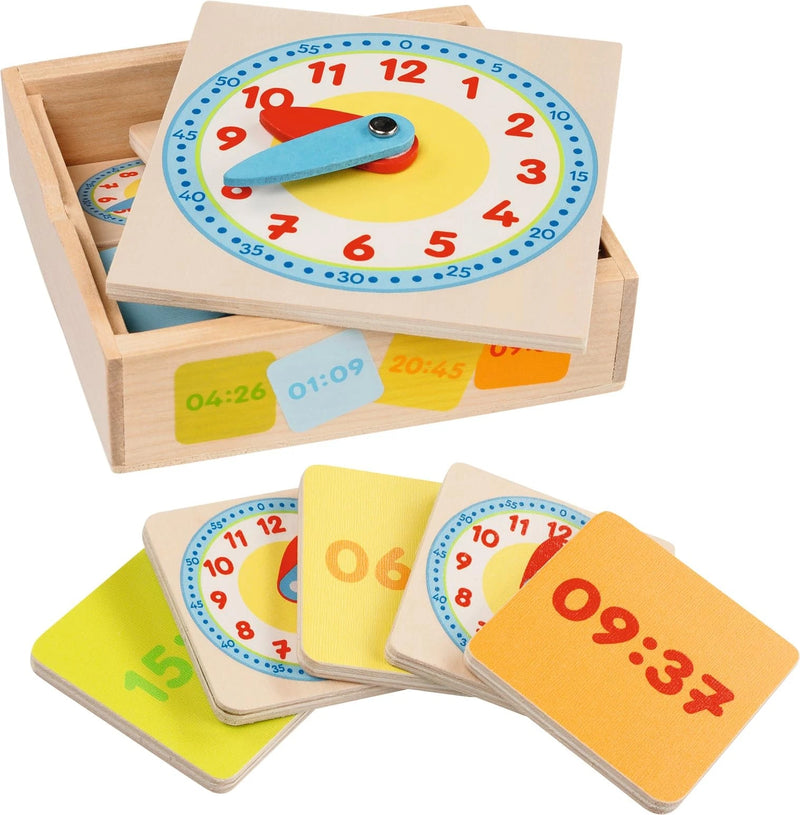 Goki Learn To Tell The Time Teaching Clock Set Early Math STEM Toys 5yrs+