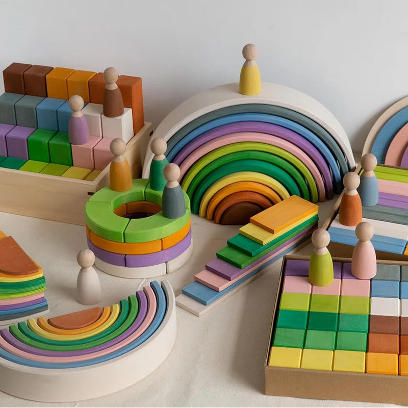 Wooden Semi Circle Four Seasons by Avdar Toys Waldorf Inspired Wooden Toys 3yrs+