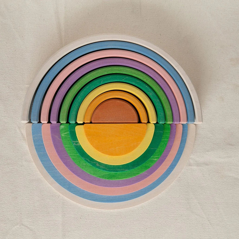 Wooden Semi Circle Four Seasons by Avdar Toys Waldorf Inspired Wooden Toys 3yrs+