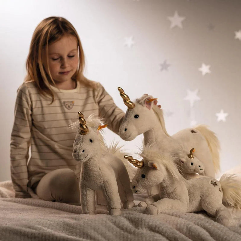 Steiff Soft Cuddly Friends Unica Unicorn Standing 27cm Weighted Plush Toys Baby Gifts for 0m+