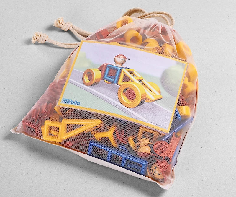 Mobilo Construction 192pcs Creative Build Play Learn STEM Cognitive Developmental Toys for Preschoolers Best Seller 3yrs+