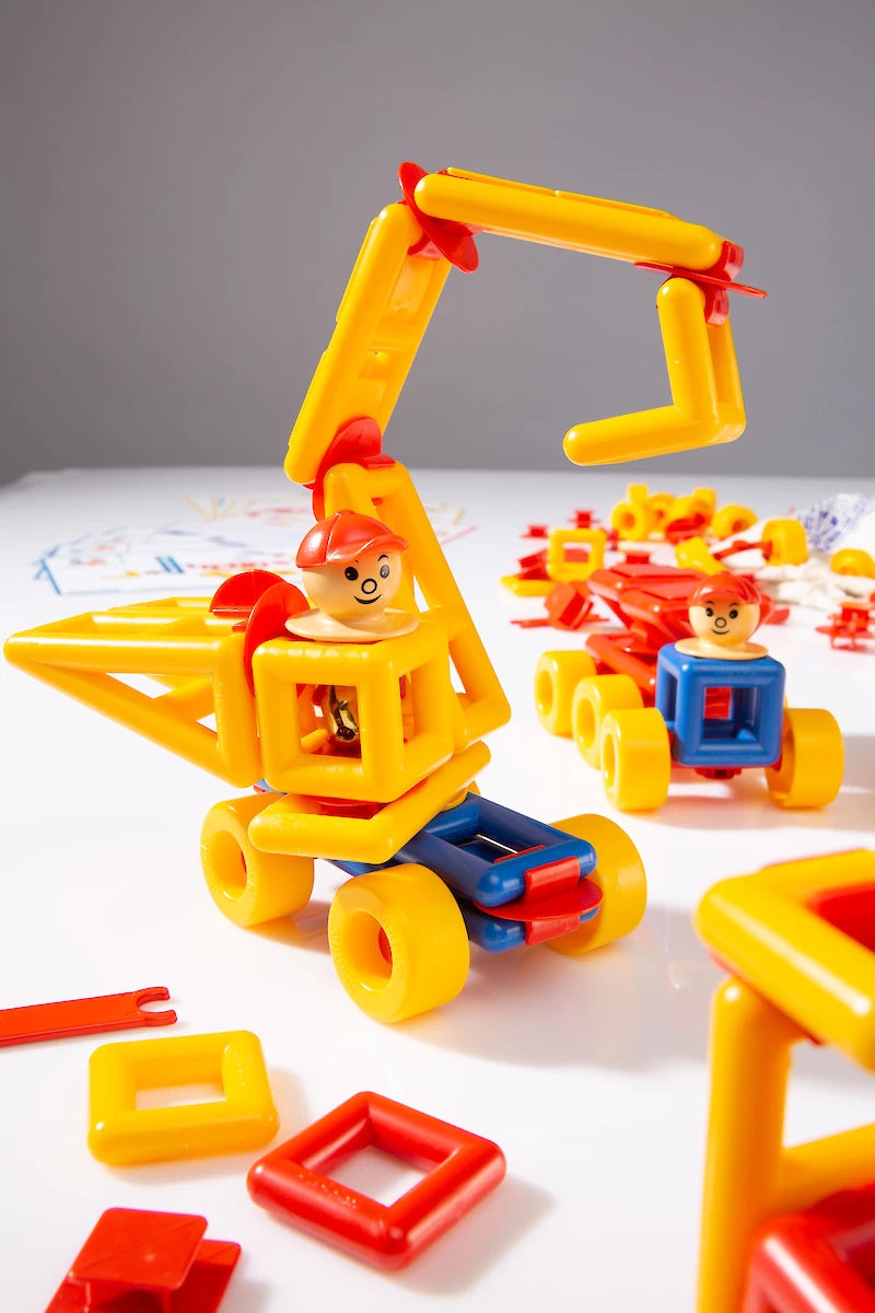 Mobilo Construction 192pcs Creative Build Play Learn STEM Cognitive Developmental Toys for Preschoolers Best Seller 3yrs+