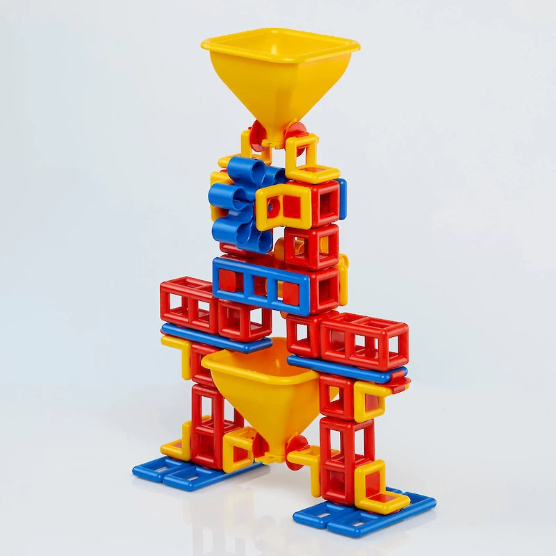 Mobilo Flow Advanced Set 134pc Creative Construction Toy Build Play Learn for Children STEM Cognitive Developmental Toys for Toddlers Best Seller 3yrs+