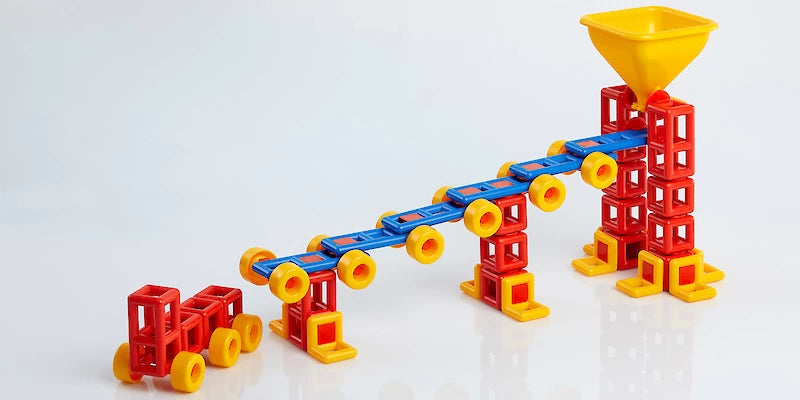 Mobilo Flow Advanced Set 134pc Creative Construction Toy Build Play Learn for Children STEM Cognitive Developmental Toys for Toddlers Best Seller 3yrs+