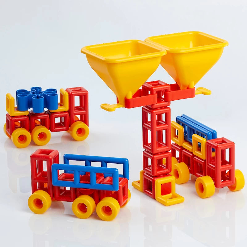 Mobilo Flow Advanced Set 134pc Creative Construction Toy Build Play Learn for Children STEM Cognitive Developmental Toys for Toddlers Best Seller 3yrs+