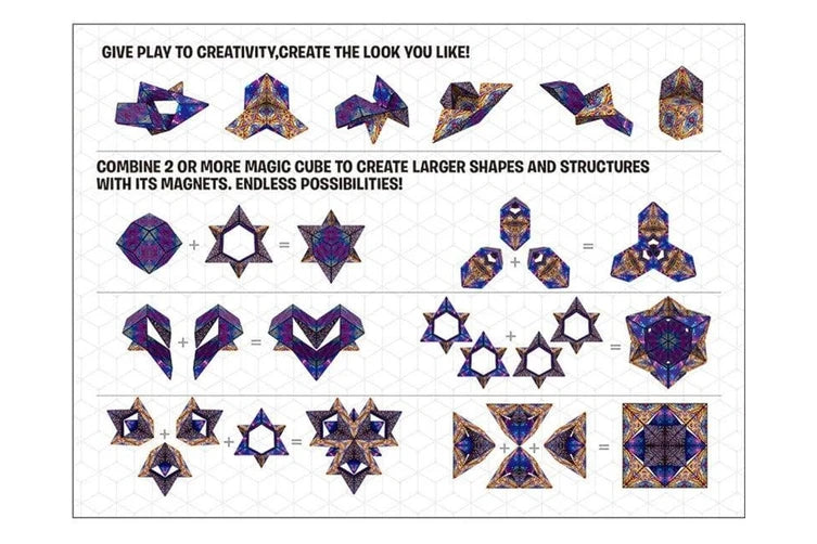 Shashibo Artist Series Assorted Shape Shifting Puzzle Box Fidget Travel Toys Sensory Toys Best Seller 8yrs+