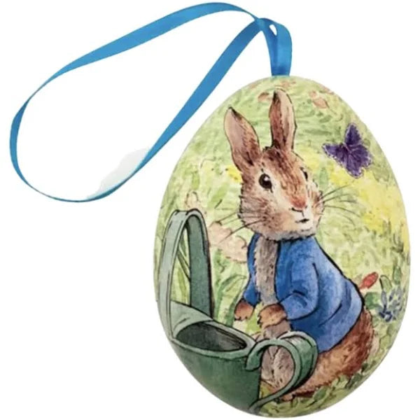 Peter Rabbit Easter Mini Egg Shape Tins Easter 6cm x 4.5cm