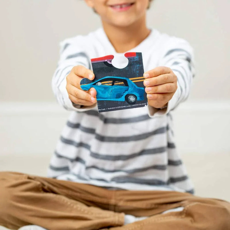 Crocodile Creek Above and Below Puzzle 48 pcs Things That Go Gifting Idea for 4yrs+