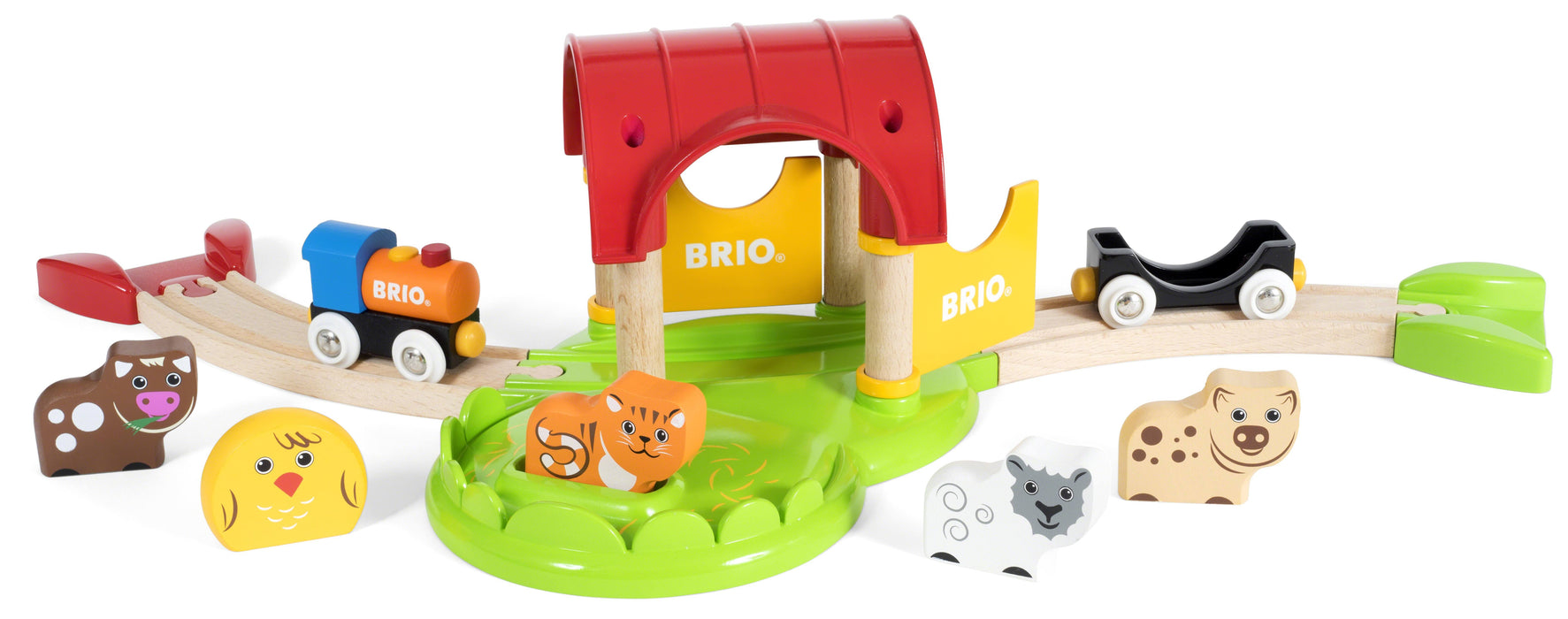 BRIO My First Farm 12pcs Toddler Toys 18m+ Farm Animal Toys