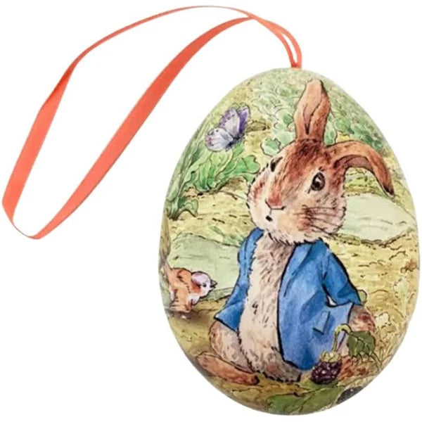 Peter Rabbit Easter Mini Egg Shape Tins Easter 6cm x 4.5cm