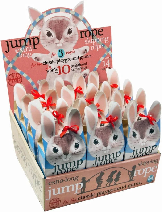 House of Marbles Extra Long Jump Rope 4.2m long Outdoor Play Gross Motor Skills Travel Toys Gift Idea for 3yrs+