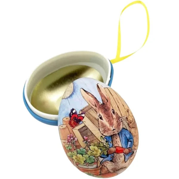 Peter Rabbit Easter Mini Egg Shape Tins Easter 6cm x 4.5cm