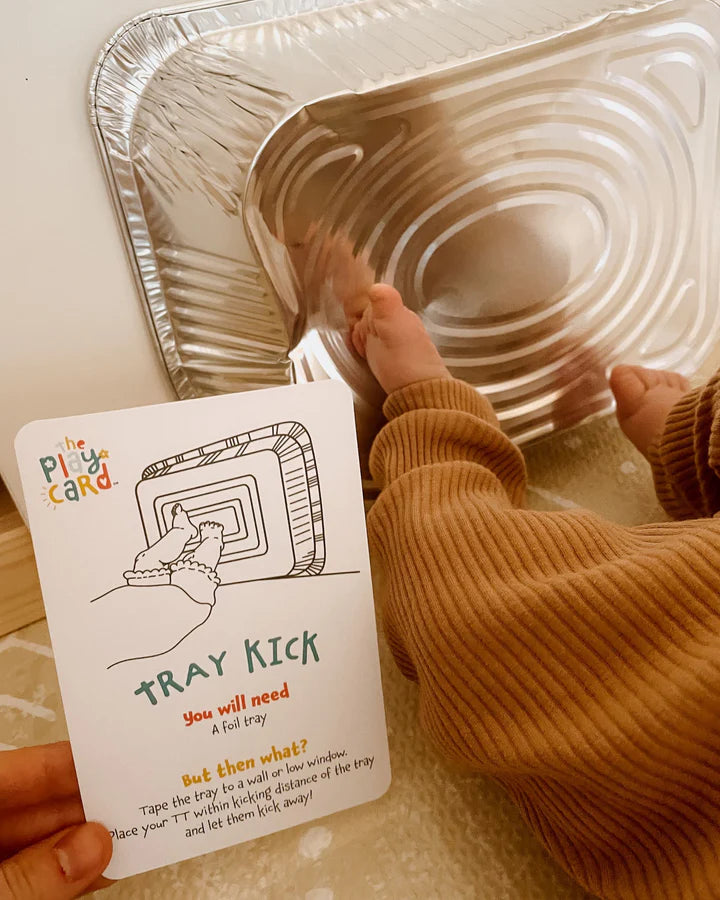 The Play Card Co The Tummy Timer Play Ideas Card 0-6 months