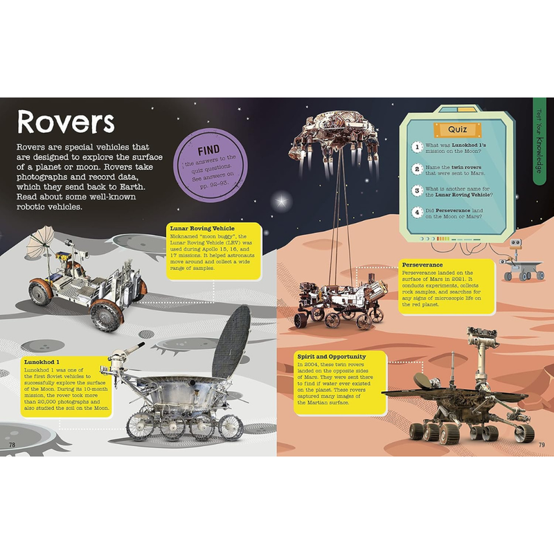 The Fact-Packed Activity Book: Space Activity Interactive Book (Paperback) Art and Craft for Kids Travel Toys
