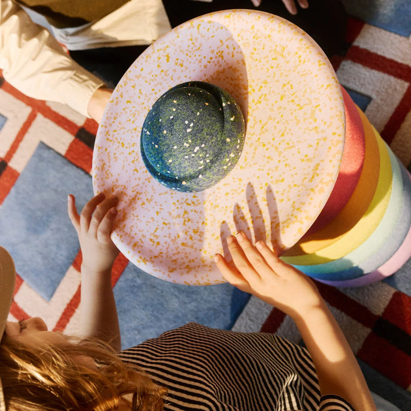 Stapelstein Stepping Stones EASTER PROMO Pastel 6 + 1 Mini Pond Board + 1 Petal UFO Board Developmental Toys for Toddlers Gifts Idea 12m+ (Furniture Shipping)