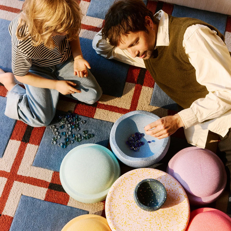 Stapelstein Stepping Stones EASTER PROMO Pastel 6 + 1 Mini Pond Board + 1 Petal UFO Board Developmental Toys for Toddlers Gifts Idea 12m+ (Furniture Shipping)