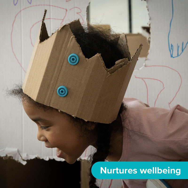 Makedo Cardboard Construction Starter Kit 36pcs Art and craft for kids Best Seller 4yrs+