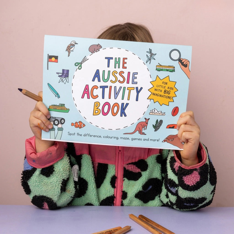 The Aussie Activity Book (Paperback) by Me & Amber Art and Craft for kids Australia Theme 4yrs+
