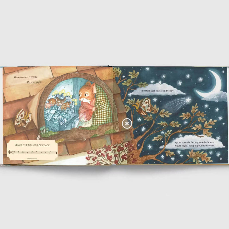 The Bedtime Music Book (Hardcover) By Jennifer Eckford and Amy Adele Musical Gifting Kids Book 2yrs+