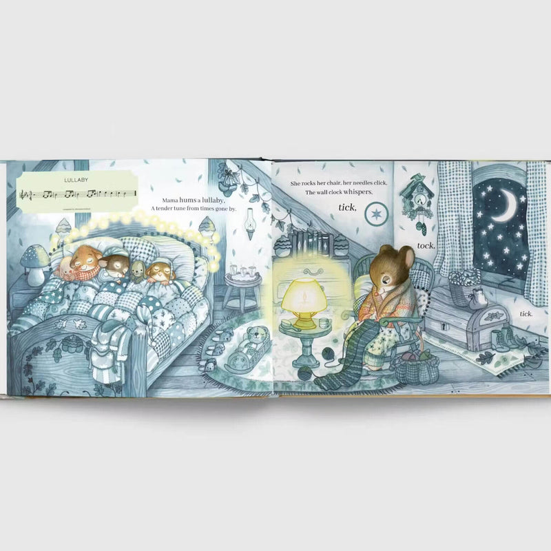 The Bedtime Music Book (Hardcover) By Jennifer Eckford and Amy Adele Musical Gifting Kids Book 2yrs+