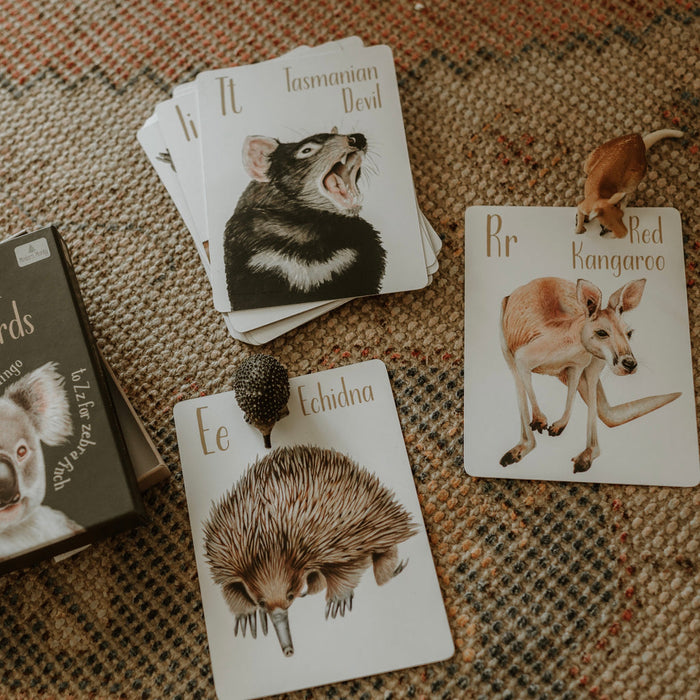 Modern Monty Australian Animal Alphabet Flash Cards 3yrs+