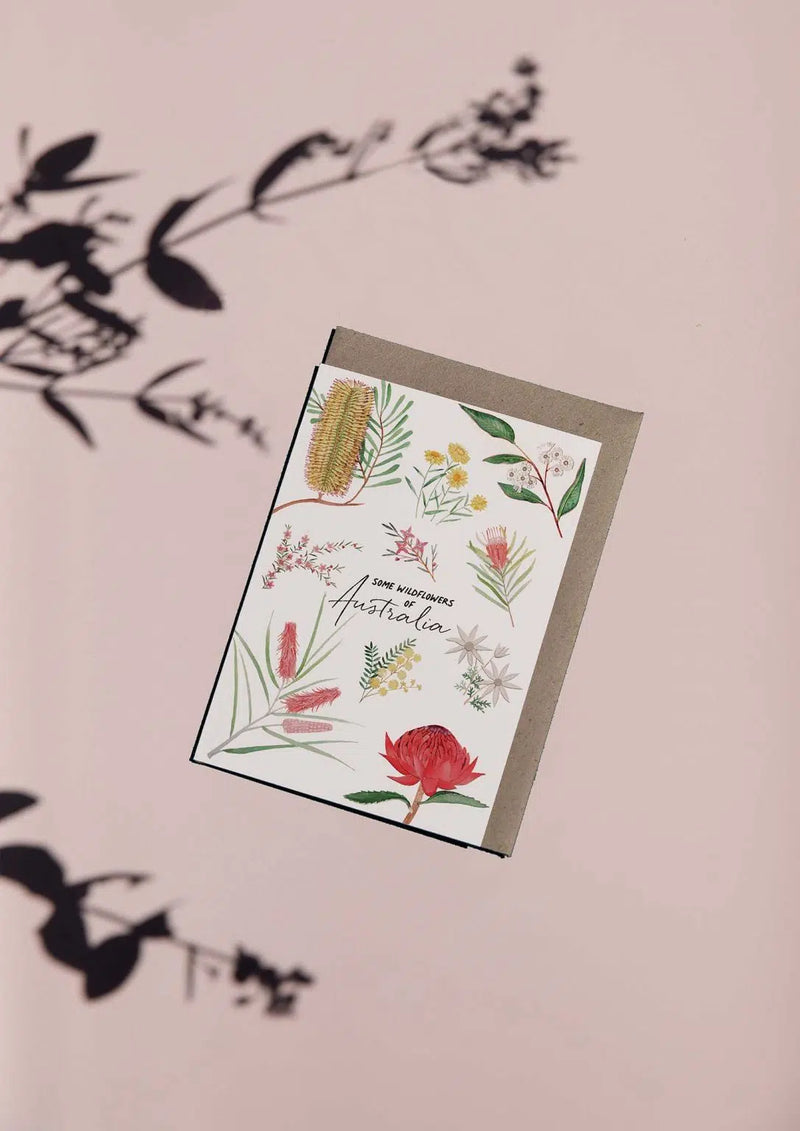 Some Wildflowers of Australia Greeting Card By To The Trees