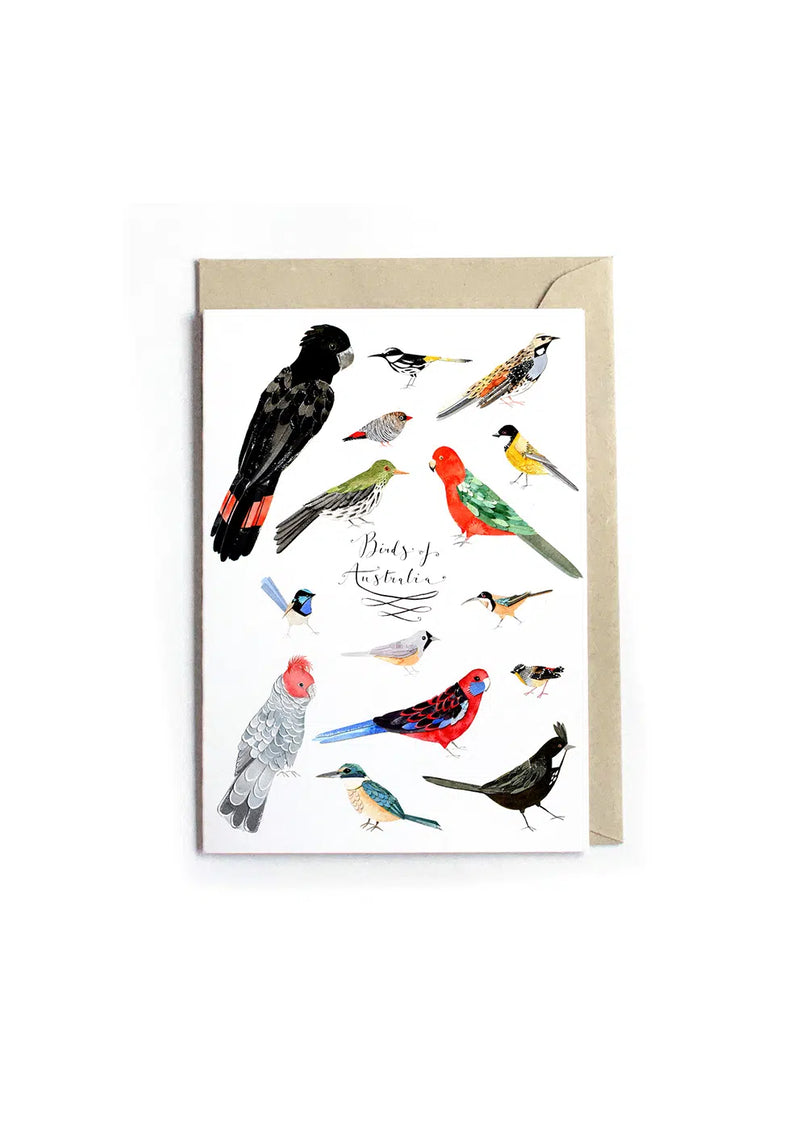Some Birds of Australia Greeting Card By To The Trees