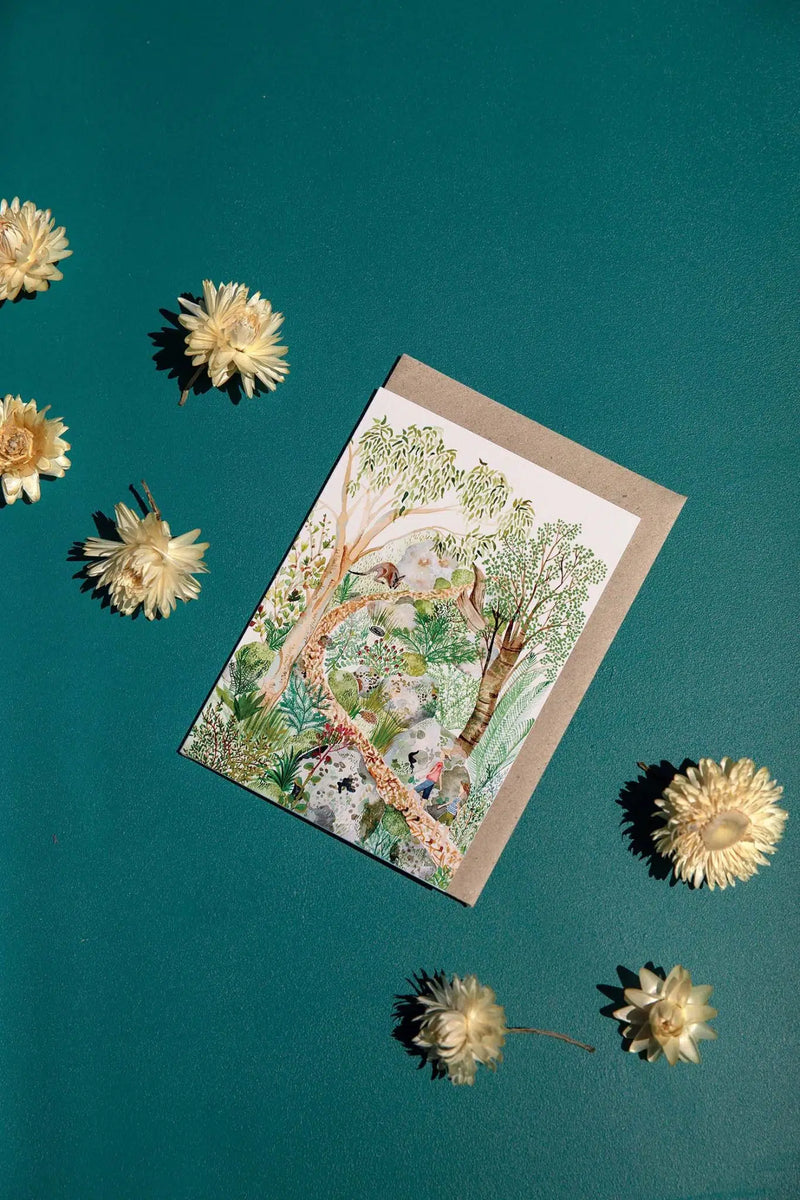Bushwalking Greeting Card By To The Trees