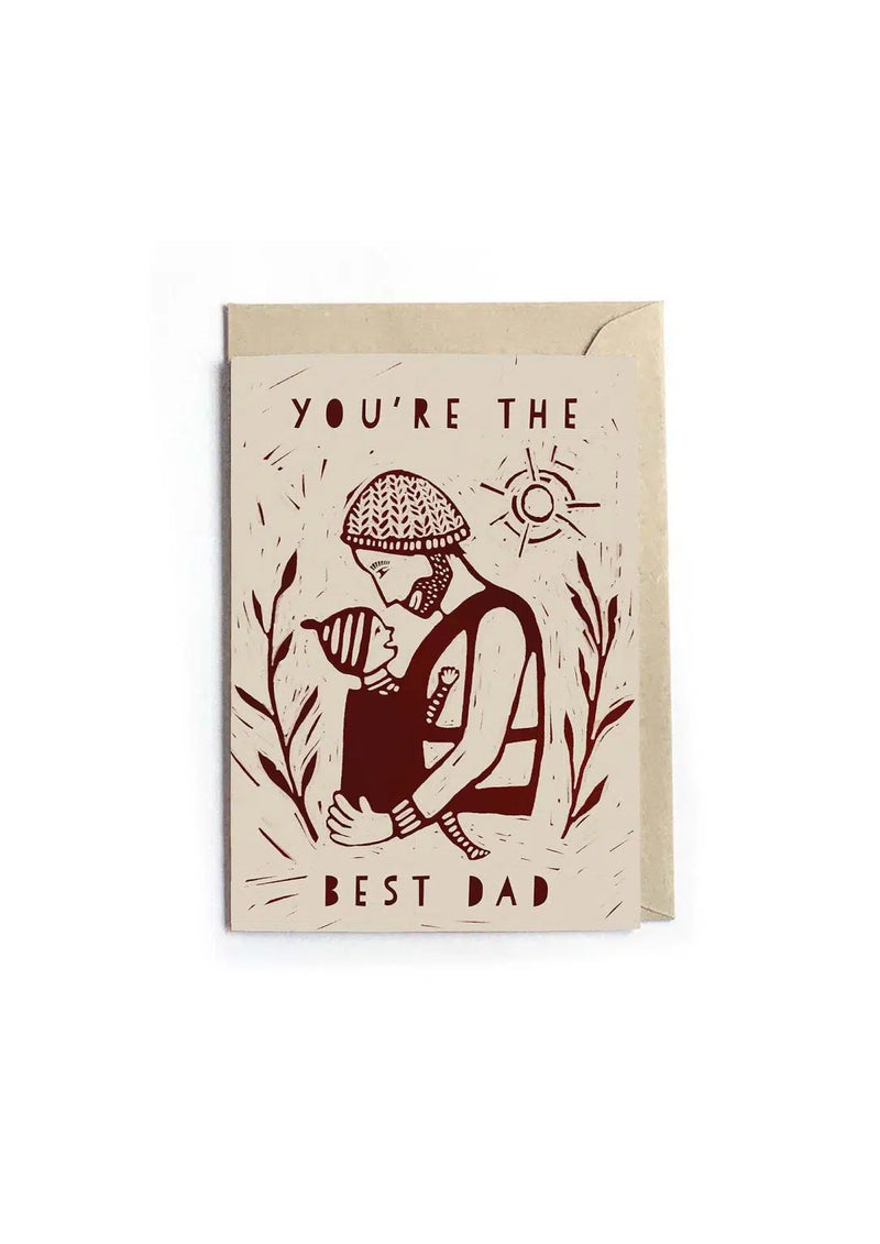 You are the Best Dad Greeting Card By To The Trees