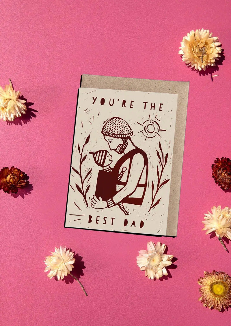 You are the Best Dad Greeting Card By To The Trees