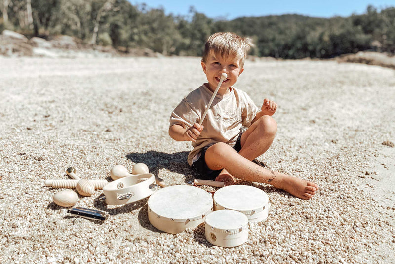 Trio Drum Set by Marching Bambino Musical Instrument for Toddlers Best Seller 18m+