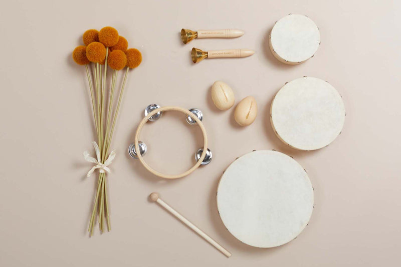 Trio Drum Set by Marching Bambino Musical Instrument for Toddlers Best Seller 18m+