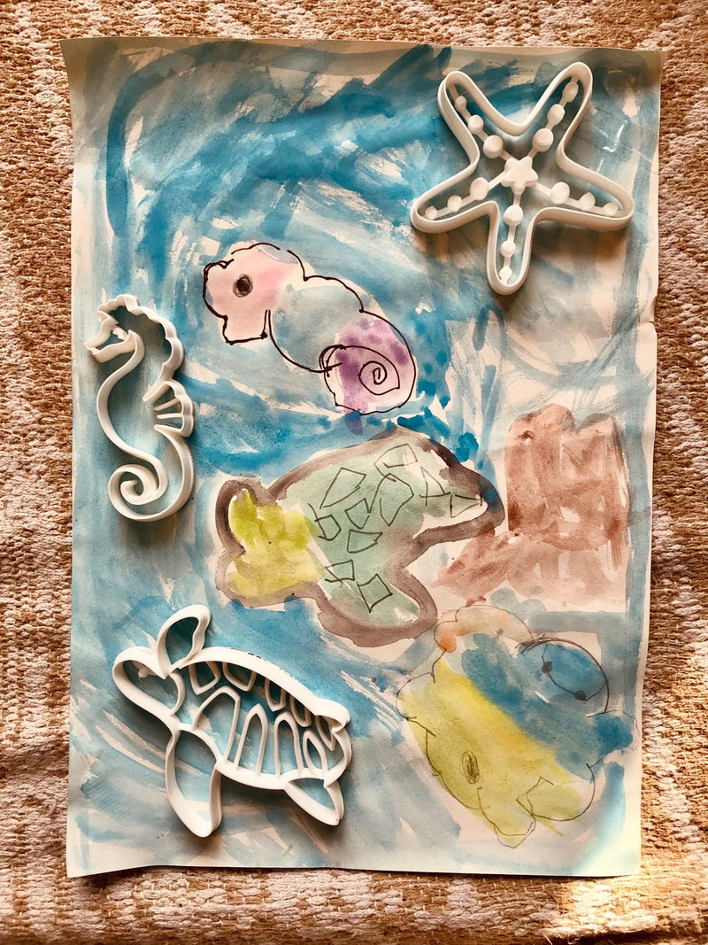 Turtle Bio Cutter by Beadiebug Playdough Sand Toys Art and Craft for Kids 3yrs+