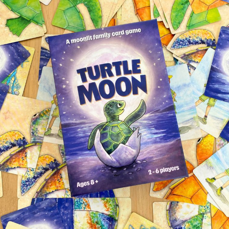 Turtle Moon Family Card Game by Gumnut Trails Strategy Game 2-6 Players 8yrs+