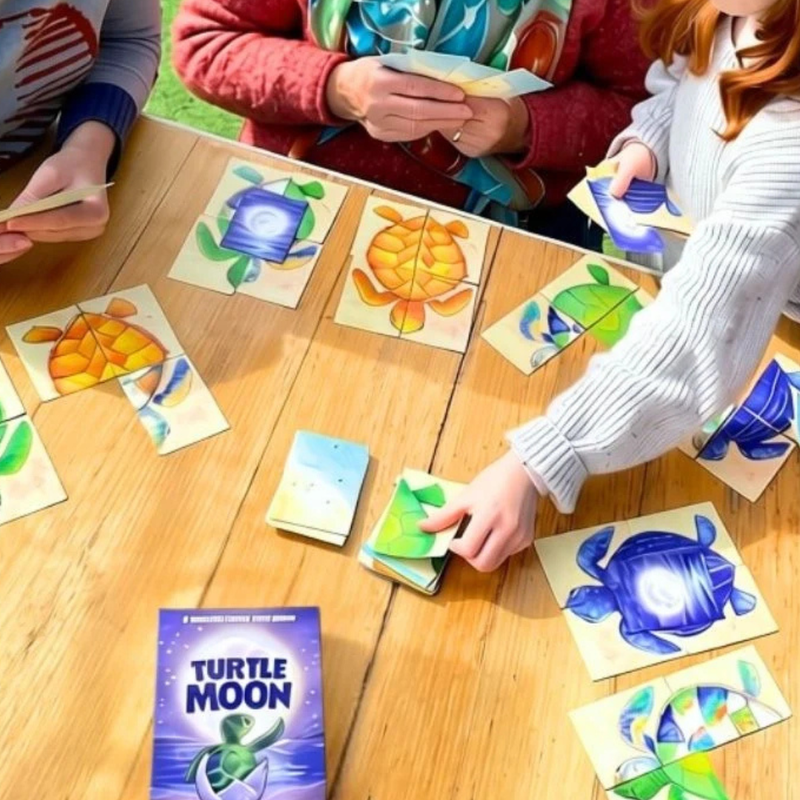 Turtle Moon Family Card Game by Gumnut Trails Strategy Game 2-6 Players 8yrs+