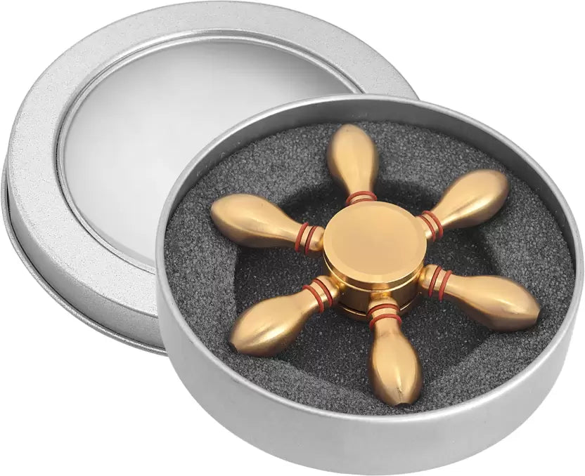 Kaiko Fidgets Metal Wheel Fidget Spinner Copper 95g 3yrs+