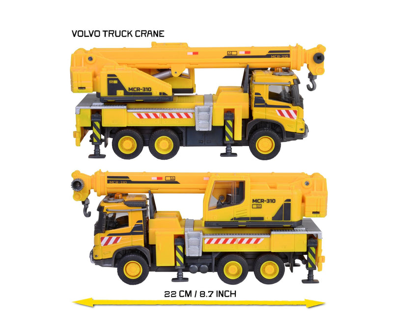 Majorette FMX Volvo Truck Crane Construction Toy Car Gift Idea for 3yrs+
