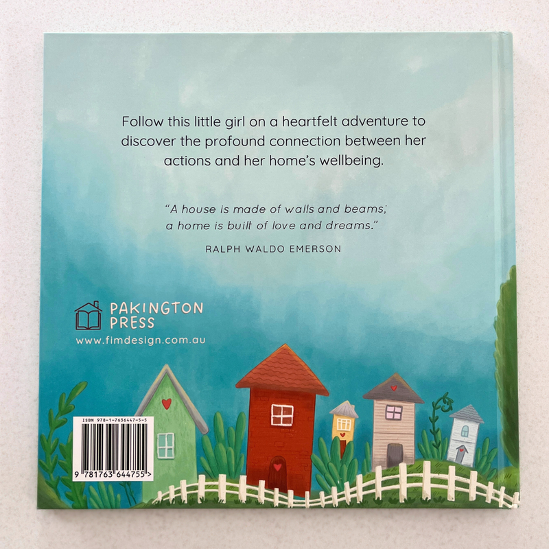 My Home Has a Heart by Penny Miller (Hardcover) Kids Book Life Beliefs and Values, A Kids Picture Book about how to look after your home