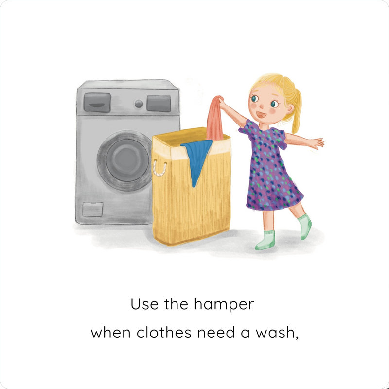 My Home Has a Heart by Penny Miller (Hardcover) Kids Book Life Beliefs and Values, A Kids Picture Book about how to look after your home