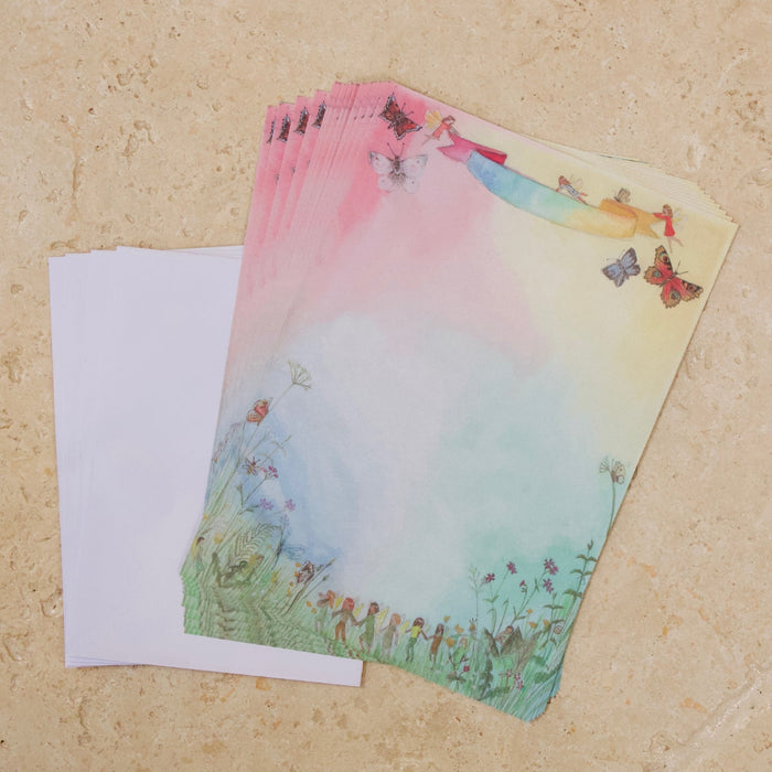 Waldorf Spring Note Paper Set by Wilded Family 3yrs+