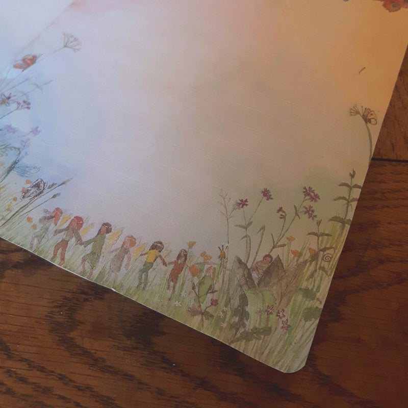 Waldorf Spring Note Paper Set by Wilded Family Stationary Art and craft for kids 3yrs+