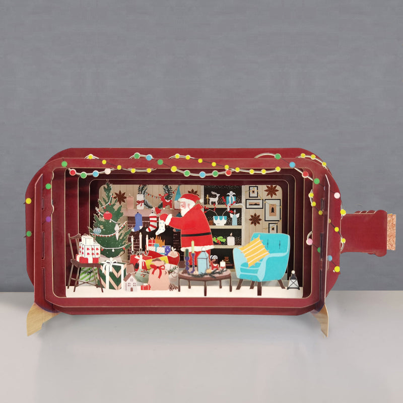 Christmas 3D Pop Up Greeting Card by Alljoy Design Christmas Card Christmas Collection