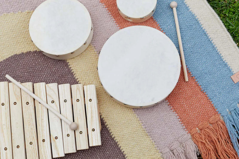 Wooden Xylophone 8 Notes In Tune by Marching Bambino Musical Instrument for Kids Best Seller Gifting Idea for 18m+