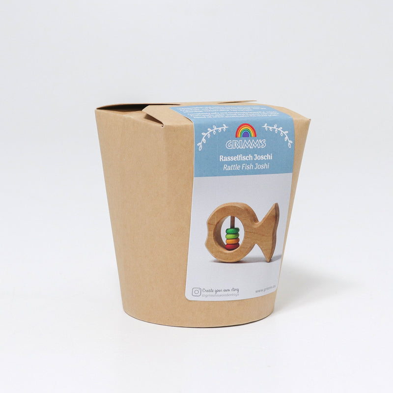 Grimm's Grasping Toy Rattle Fish Joshchi Baby Toys Baby Gifts Idea 0m+