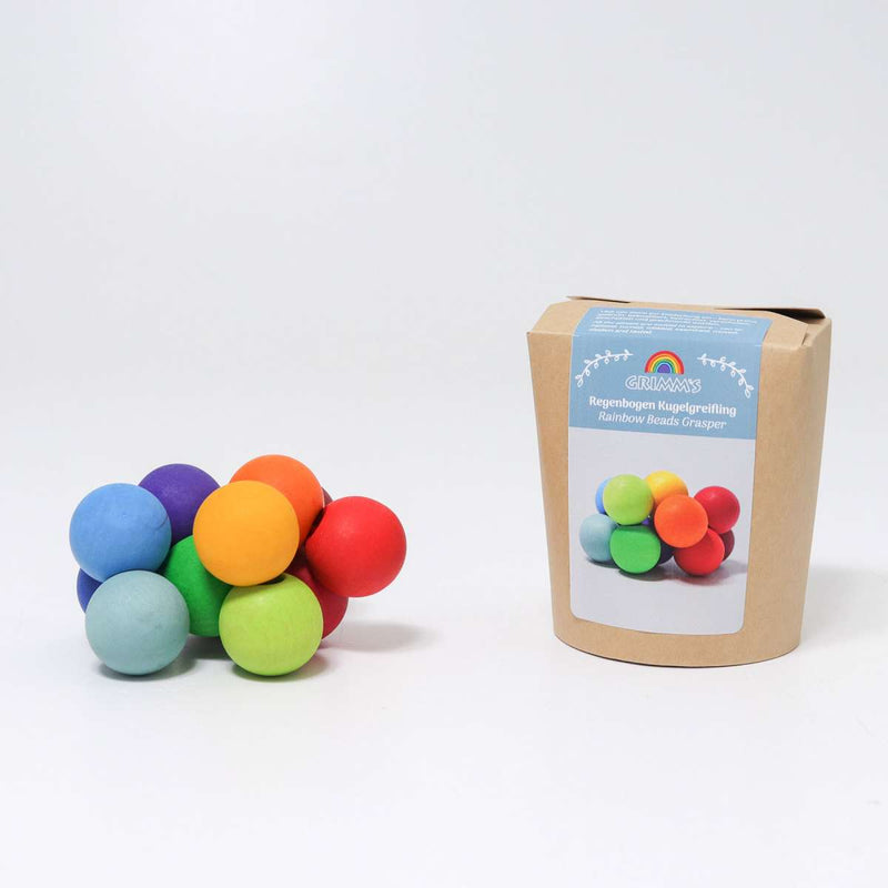 Grimm's Rainbow Beads Grasper Baby Toys Baby Gifts Idea Best Seller Most Loved in Store 0m+