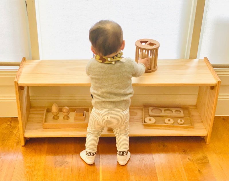 Montessori Shelf Australian Made Infant Toy Shelf 100(L) x 28(W) x 40(H)cm Best Seller Kids Furniture (Furniture Shipping)