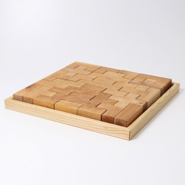 Grimm's Building Set Stairway Wooden Building Blocks 3yrs+