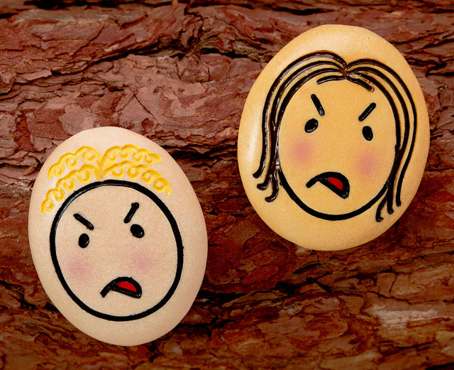 Yellow Door Jumbo Emotion Stones Set of 8 Sensory Toys Playdough Sand Toys Social-Emotional Developmental Toys for Toddlers Gifts Idea 2yrs+